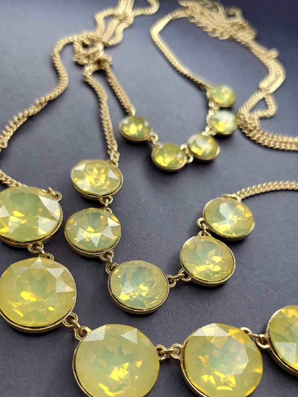 Natasha Couture Gold Layered Necklace